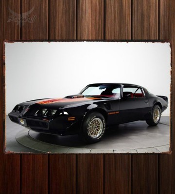 Металлическая табличка Pontiac Firebird Trans Am 6.6 RPO L80